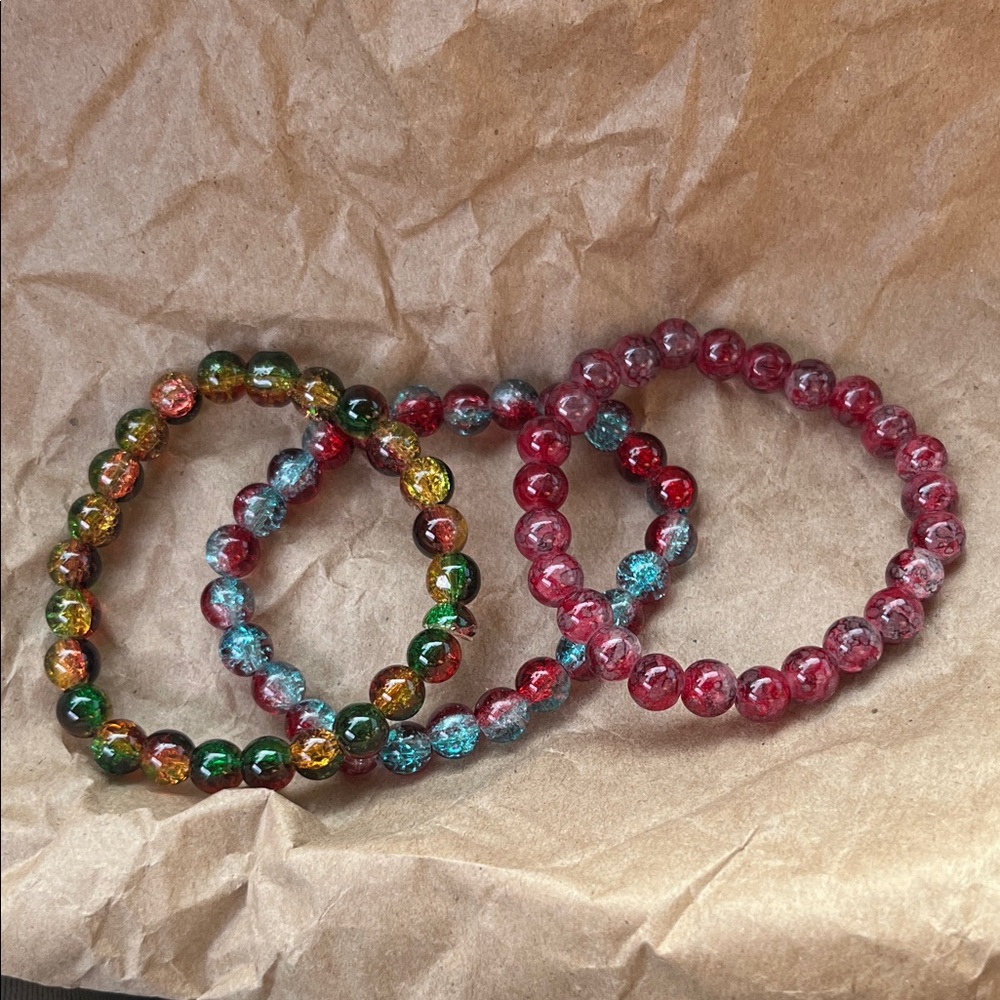 Colorful Beaded Bracelet Set